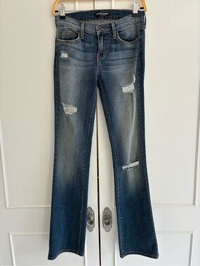 Angry Rabbit Distressed Bootcut Jeans